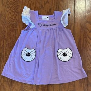 Magic Kingdom Boutique Itsy Bitsy Spider Dress. EUC. Size 3T.